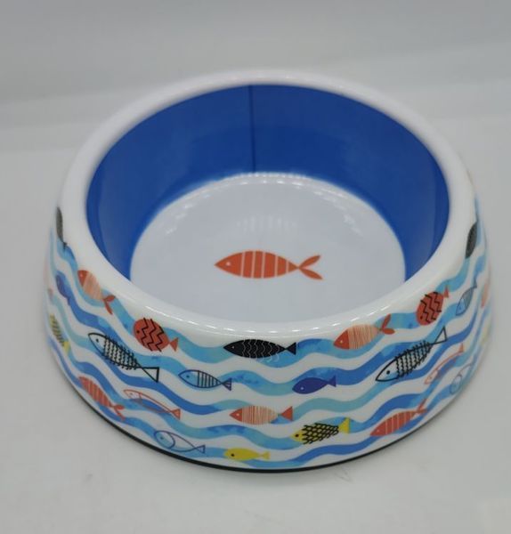 Меламінова миска для собак Derby AH002 Fish AH002-S4 фото