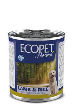 Влажный корм для собак Farmina ECOPET NATURAL DOG LAMB & RICE с ягненком, 300 г 167512 фото