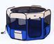 Вольєр-манеж для цуценят SENFUL Foldable Pet Play Pen, синій з бежевим SDT3025_4 фото 1