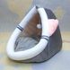 Затишна лежанка для тварин Derby Pet Beds Light Grey 3TAQ794-S-l.grey фото 4