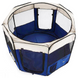 Вольєр-манеж для цуценят SENFUL Foldable Pet Play Pen, синій з бежевим SDT3025_4 фото 2