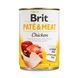 Влажный корм Brit Care Pate & Meat для собак, с курицей, 400 г 100859/100073/0281 фото 1