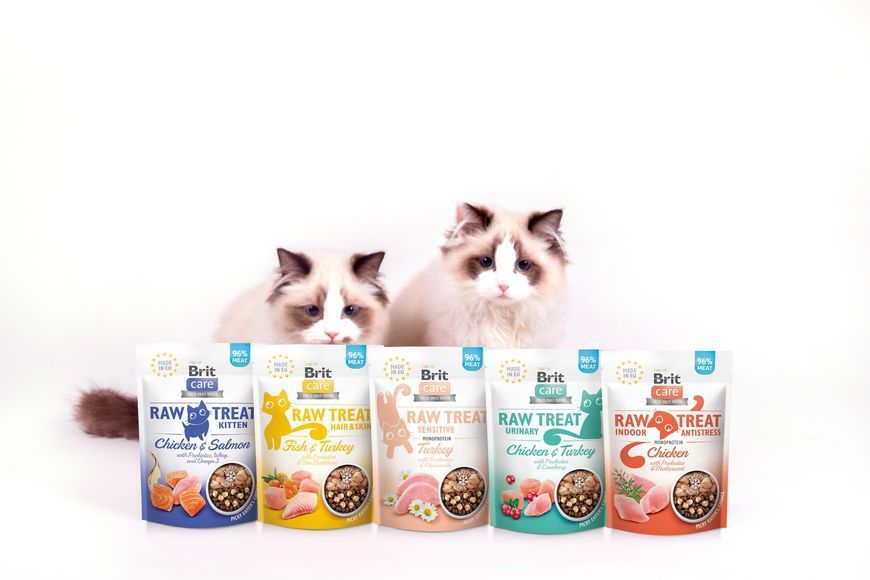Ласощі для котів Brit Raw Treat Urinary Freeze-dried з куркою та індичкою, 40 г BC_112188 фото