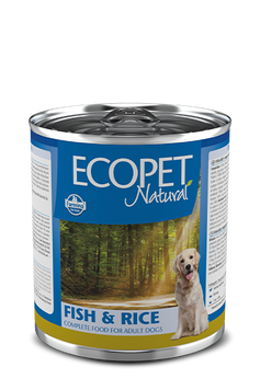 Влажный корм для собак Farmina ECOPET NATURAL DOG FISH & RICE с сельдью, 300 г 167513 фото