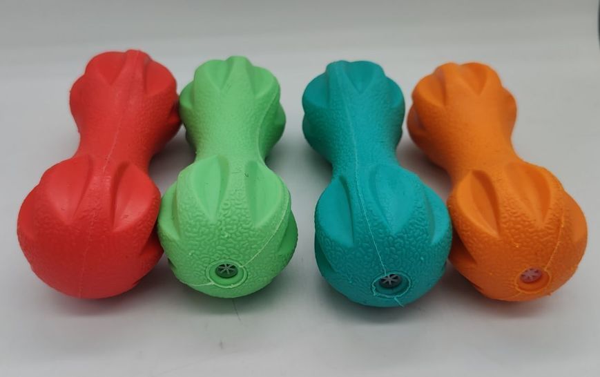 Іграшка-гантеля для собак Bonny Curved barbells зі звуком JH-2017-green фото
