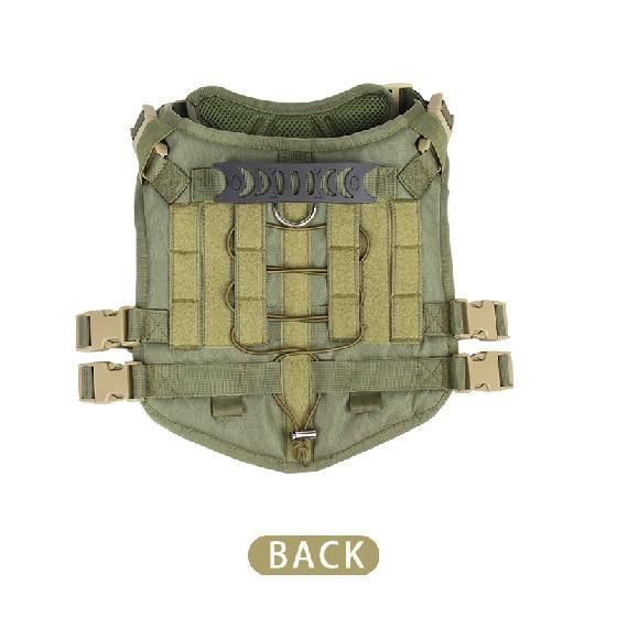 Нейлоновый тактический жилет для собак Nylon Heavy Duty Dog Tactical Vest Grey HK-HP-66-M фото