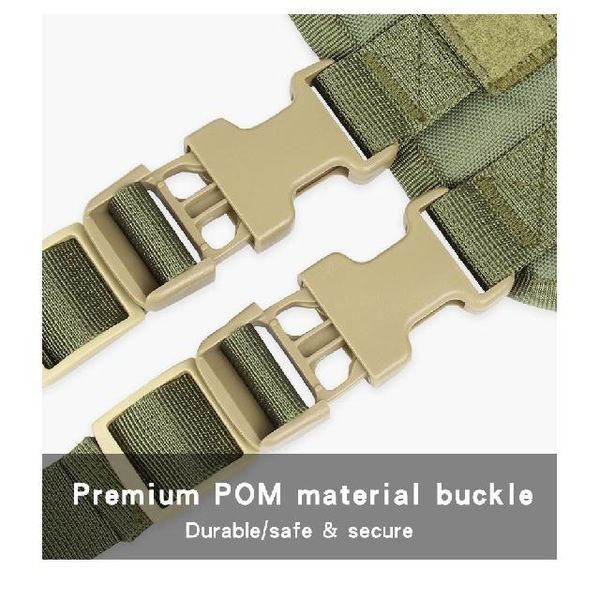 Нейлоновый тактический жилет для собак Nylon Heavy Duty Dog Tactical Vest Grey HK-HP-66-M фото