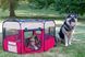 Вольєр-манеж для цуценят SENFUL Foldable Pet Play Pen, червоний з бежевим SDT3025_6 фото 3