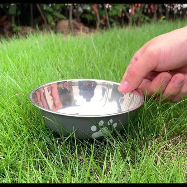 Металева миска для домашніх тварин Derby BH007 BH007-S-grey фото