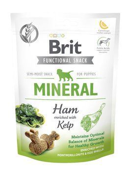 Функциональные лакомства для щенков Brit Care Functional Snack Mineral Ham с ветчиной, 150 г BC_111423 фото