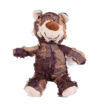 М'яка іграшка для собак Chew Squeak Plush Bear з пищалкою FMK20010 фото