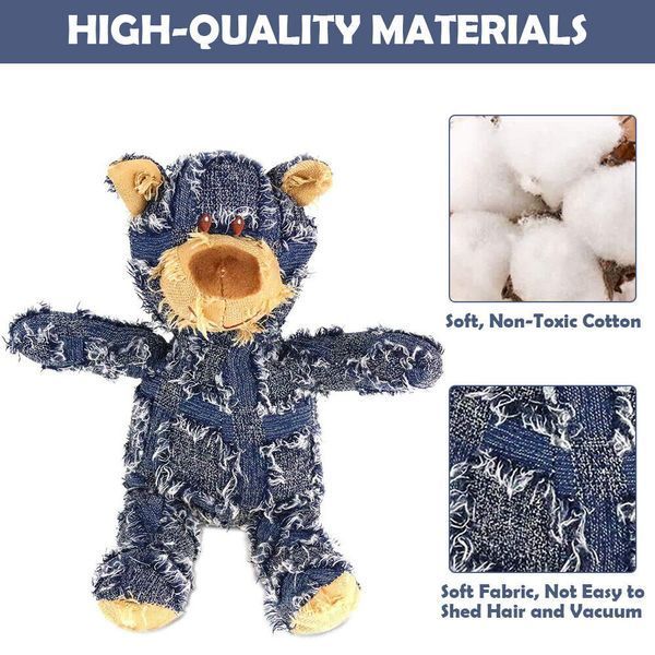 Мягкая игрушка для собак Chew Squeak Plush Bear с пищалкой FMK20010 фото