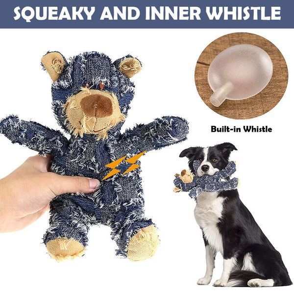 Мягкая игрушка для собак Chew Squeak Plush Bear с пищалкой FMK20010 фото
