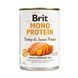 Вологий корм Brit Mono Protein Turkey & Sweet Potato для собак, з індичкою і бататом, 400 г 100837/100056/9759 фото 1