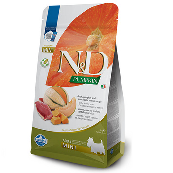 Сухий корм для собак міні порід Farmina N&D Grain Free PUMPKIN ADULT MINI з качкою та динею 168802 фото