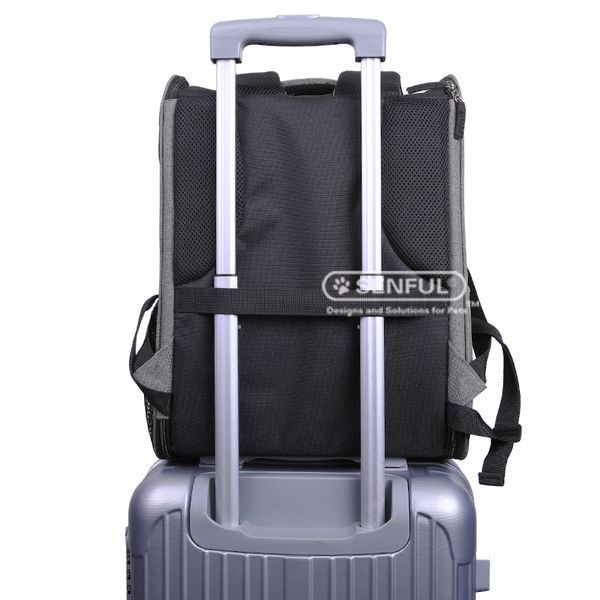 Рюкзак для домашніх тварин SENFUL 2-in-1 Deluxe Pet Backpack SBC5215 SBC5215_1 фото