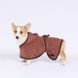 Рушник/халат для собак Derby з мікрофібри з капюшоном і поясом, Brown PC0071-05 фото 7