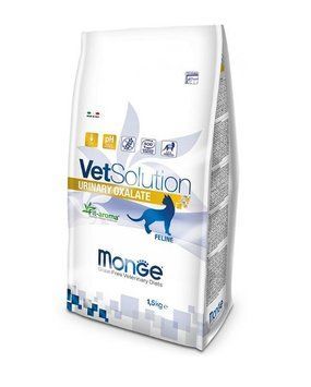 Сухий корм для котів Monge VetSolution Urinary Oxalate при захворюваннях нирок 1.5 кг 70081610 фото
