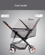 Складная коляска для домашних животных Pet Stroller with Storage Basket Grey CWTC848163 фото 5