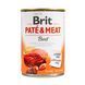 Вологий корм Brit Care Pate & Meat для собак, з яловичиною та індичкою, 400 г 100858/100072/0274 фото 1