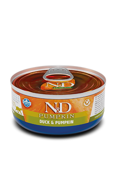 Вологий корм для кішок Farmina N&D Grain Free PUMPKIN DUCK ADULT беззерновий з гарбузом, качкою 70 г 160603 фото
