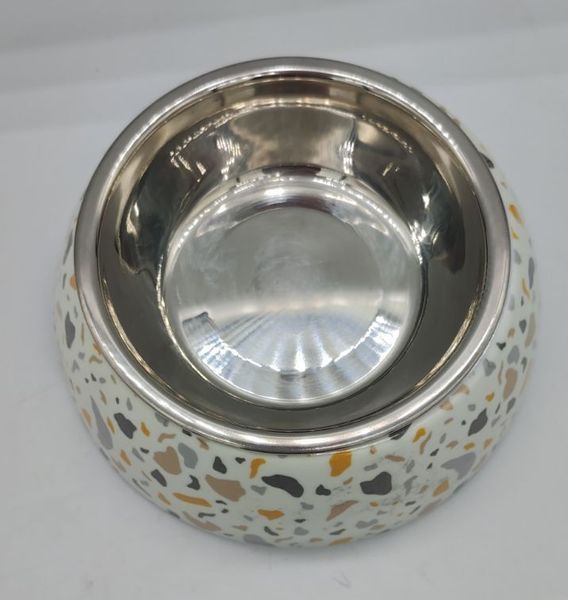 Меламиновая миска с чашей из нержавеющей стали Derby AH005 Color Stone AH005-S8 фото