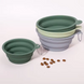 Силіконова складна дорожня миска Derby Collapsible silicone pet bowl DH005-1 фото 2