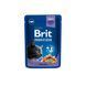 Влажный корм Brit Premium Cat Pouch для кошек, с треской, 100 г 100272 /506002 фото 1