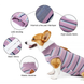 Боди, пижама или послеоперационная попона для собак Derby Lilac Stripe PP-020 S фото 4