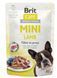Вологий корм Brit Care Mini для собак, з філе ягняти в соусі, 85 г 100910/100215/4401 фото 1