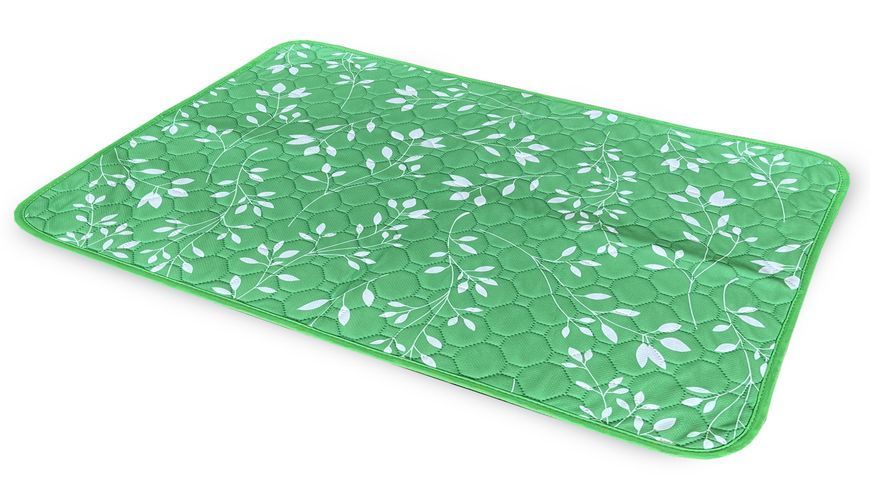 Многоразовая пеленка для собак Pelushka Green Leaf ZY-Green_40х60 см фото