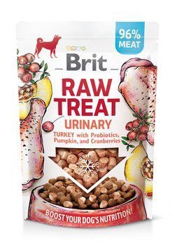 Лакомство для собак Brit Raw Treat freeze-dried Urinary для профилактики мочекаменной болезни, индейка, 40 г BC_112134 фото