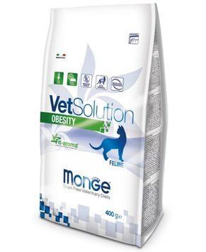 Сухий корм для котів Monge VetSolution Obesity для зниження надлишкової маси тіла 400 г 70081702 фото