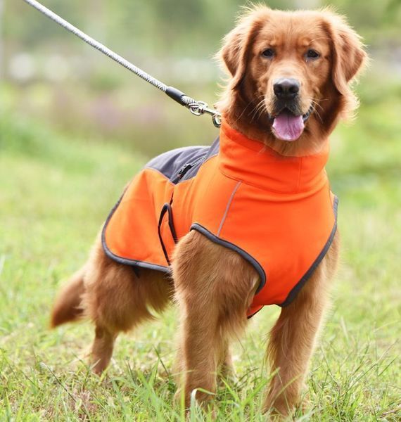 Світловідбивне тепле пальто для собак Derby DJ64 Orange DJ64-S-orange фото