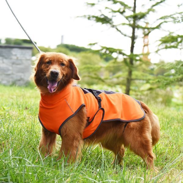 Світловідбивне тепле пальто для собак Derby DJ64 Orange DJ64-S-orange фото