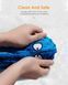 М'яка іграшка для собак Octopus Shaped Crinkle Dog Plush Toy HGB-blue фото 11