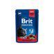 Набор влажных кормов Brit Premium Cat Pouch &laquo;Мясная тарелка&raquo; для котов, 4 шт х 100 г 100277 /506262 фото 2