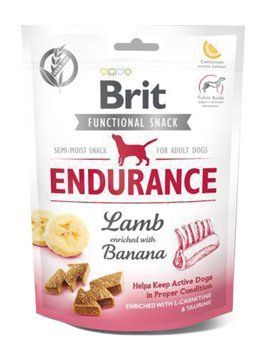 Функциональные лакомства Brit Care Endurance ягненок с бананом для собак, 150 г 111424/0006 фото