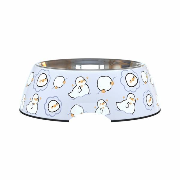 Меламиновая миска с чашей из нержавеющей стали Derby AH005 Ducklings AH005-S10 фото