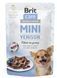 Влажный корм Brit Care Mini для собак, с филе дичи в соусе, 85 г 100915/100220/4456 фото 1