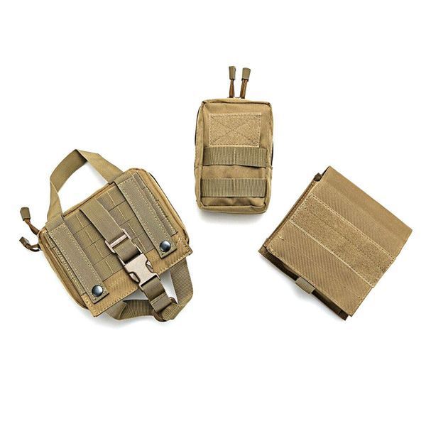 Тактическая шлея-жилет Derby Heavy Duty для собак с сумками для дрессировки HK-HP-44-01 фото