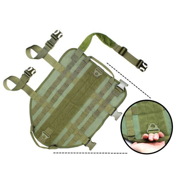 Тактическая шлея-жилет Derby Heavy Duty для собак с сумками для дрессировки HK-HP-44-01 фото