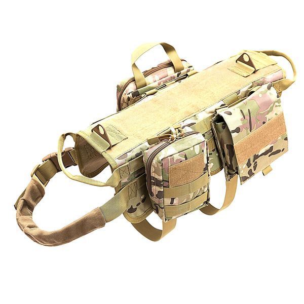 Тактическая шлея-жилет Derby Heavy Duty для собак с сумками для дрессировки HK-HP-44-01 фото