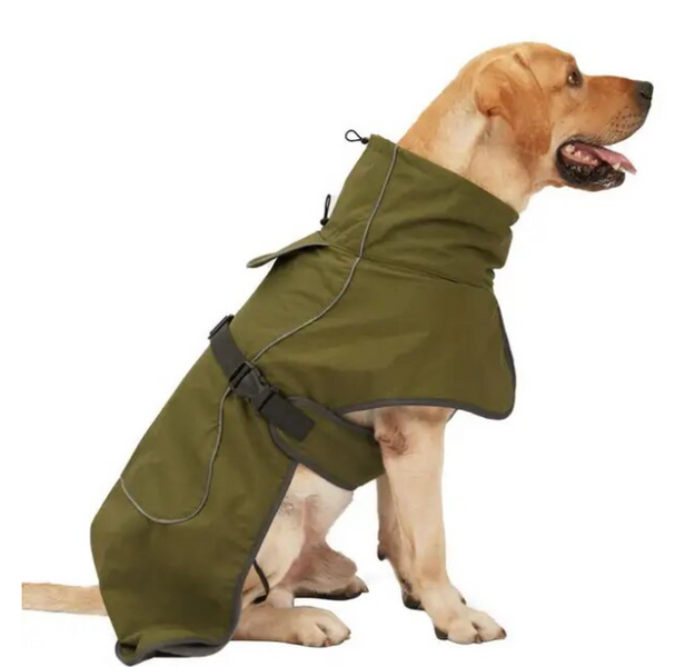 Куртка-дождевик для собак Derby Army Green HK-PC-120-XS фото