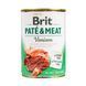 Влажный корм Brit Care Pate & Meat для собак, с олениной, 400 г 100866/100078/0328 фото 1