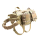 Тактическая шлея-жилет Derby Heavy Duty для собак с сумками для дрессировки HK-HP-44-01 фото 1