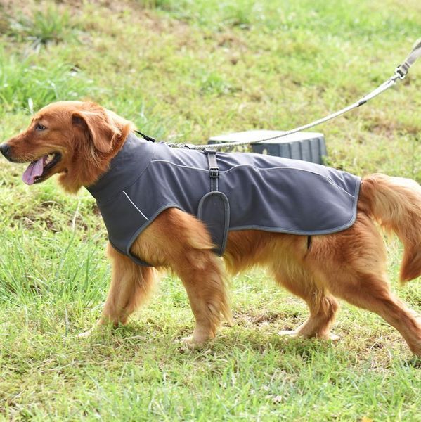 Світловідбивне тепле пальто для собак Derby DJ64 Grey DJ64-S-grey фото