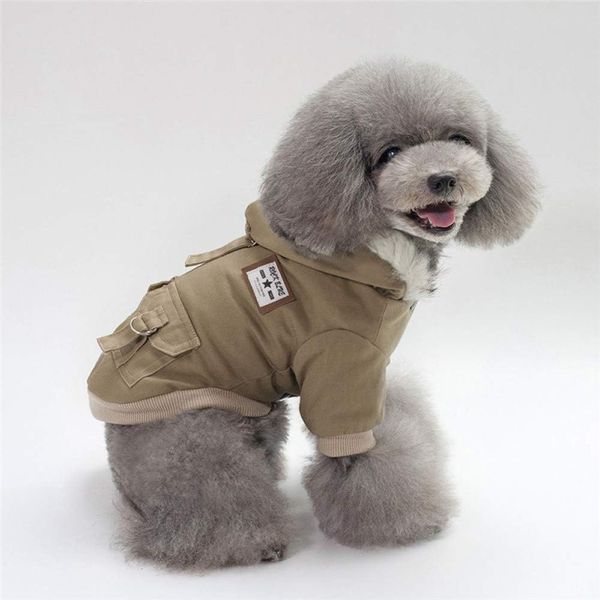 Пальто для собак Derby Military Coat, Khaki MS0134-Khaki фото