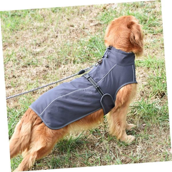 Світловідбивне тепле пальто для собак Derby DJ64 Grey DJ64-S-grey фото