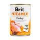 Влажный корм Brit Care Pate & Meat для собак, с индейкой, 400 г 100865/100074/0298 фото 1